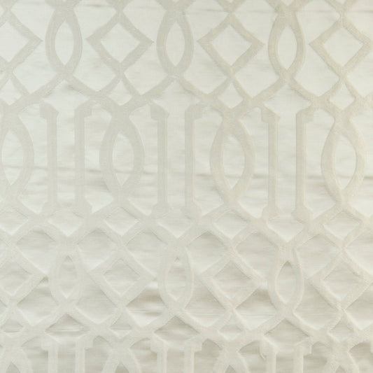 Save A9 00011870 Master Trellis Snow White by Aldeco Fabric
