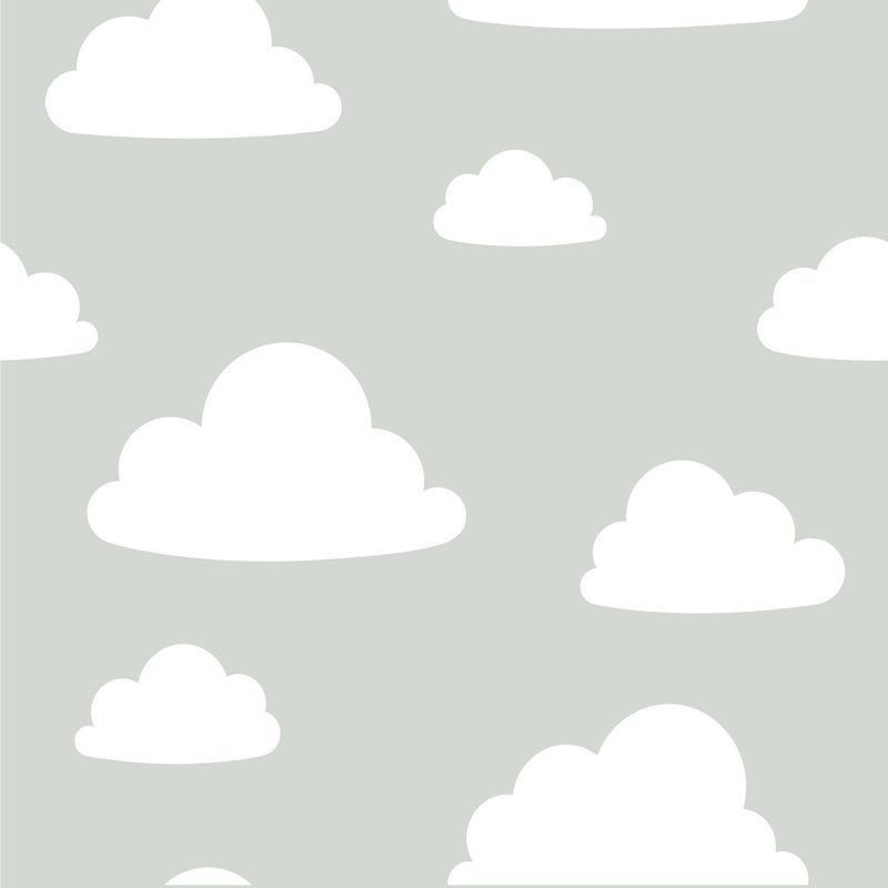 Save NU1931 Clouds Grey Nature Peel and Stick by Wallpaper