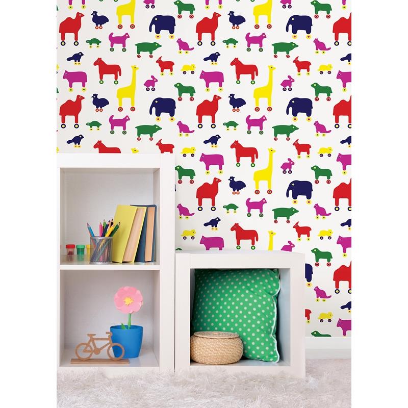 MKS4502 Marimekko Multi Rulla Peel &amp; Stick Wallpaper by NuWallpaper3