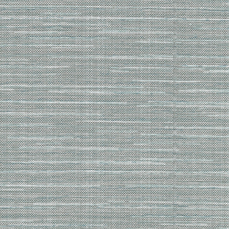 Sample 2945-8017 Warner Textures X Bay Ridge Light Blue Faux Grasscloth by Warner