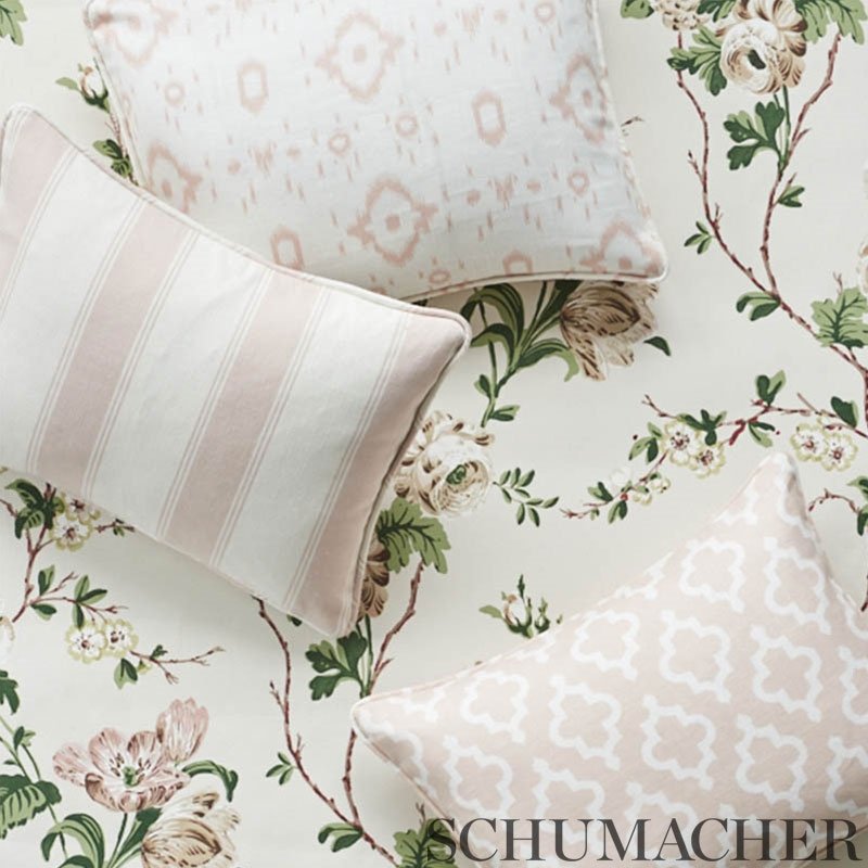 Acquire 178420 Tabitha Quiet Pink Schumacher Fabric