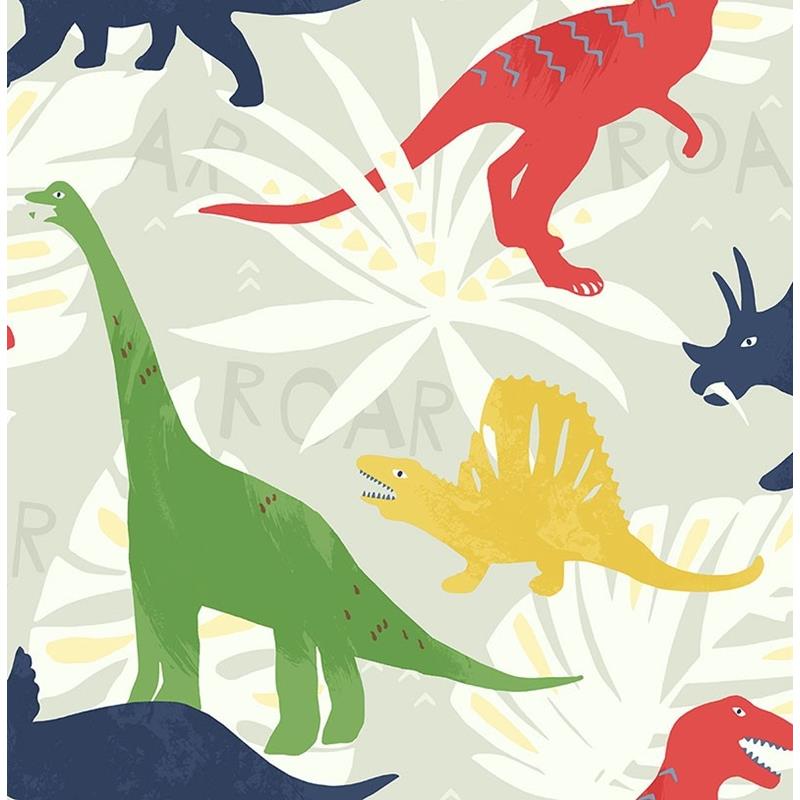Order FA40001 Playdate Adventure Blue Dinosaurs by Seabrook Wallpaper