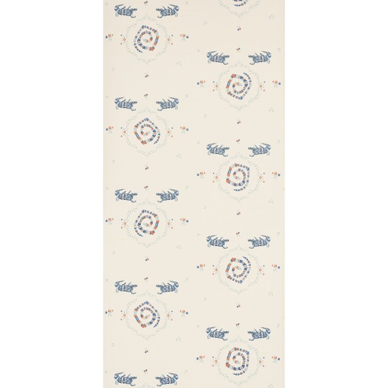 Select 5014191 Reptilia Warm Blue Schumacher Wallpaper