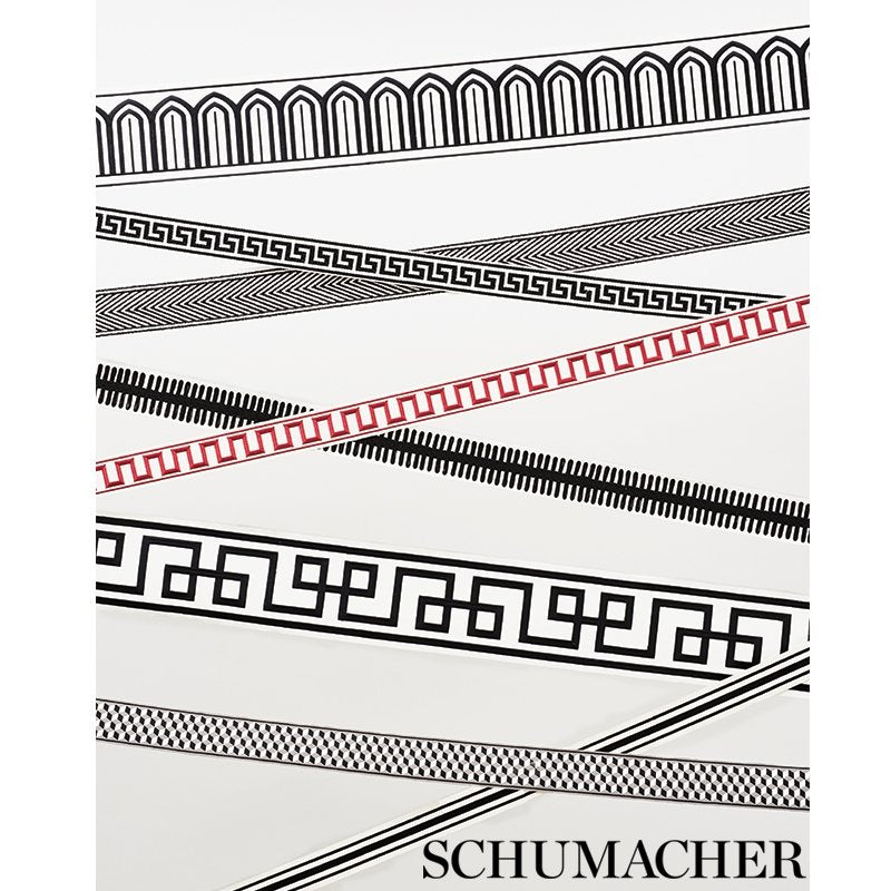 71950 Idris Embroidery Navy and Multi by Schumacher