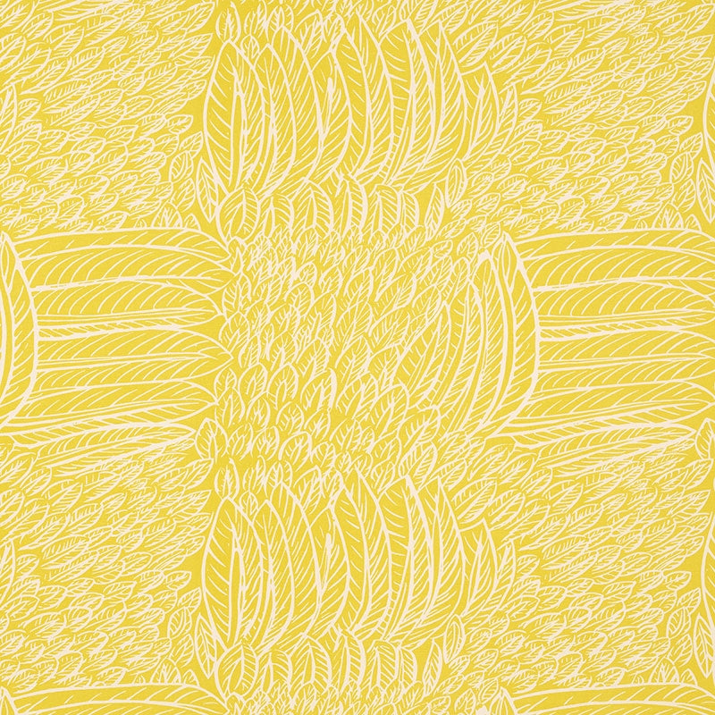 Purchase sample of 176231 Featherfest, Citron by Schumacher Fabric