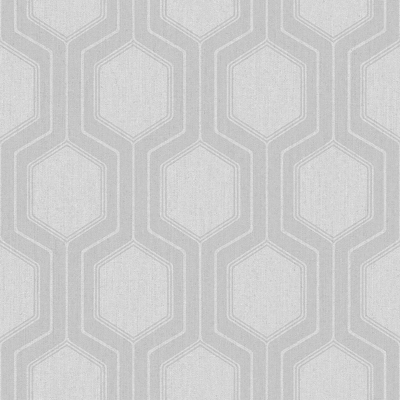 Sample 9306 Graphic Hexagon, Grey By Borastapeter Wallpaper