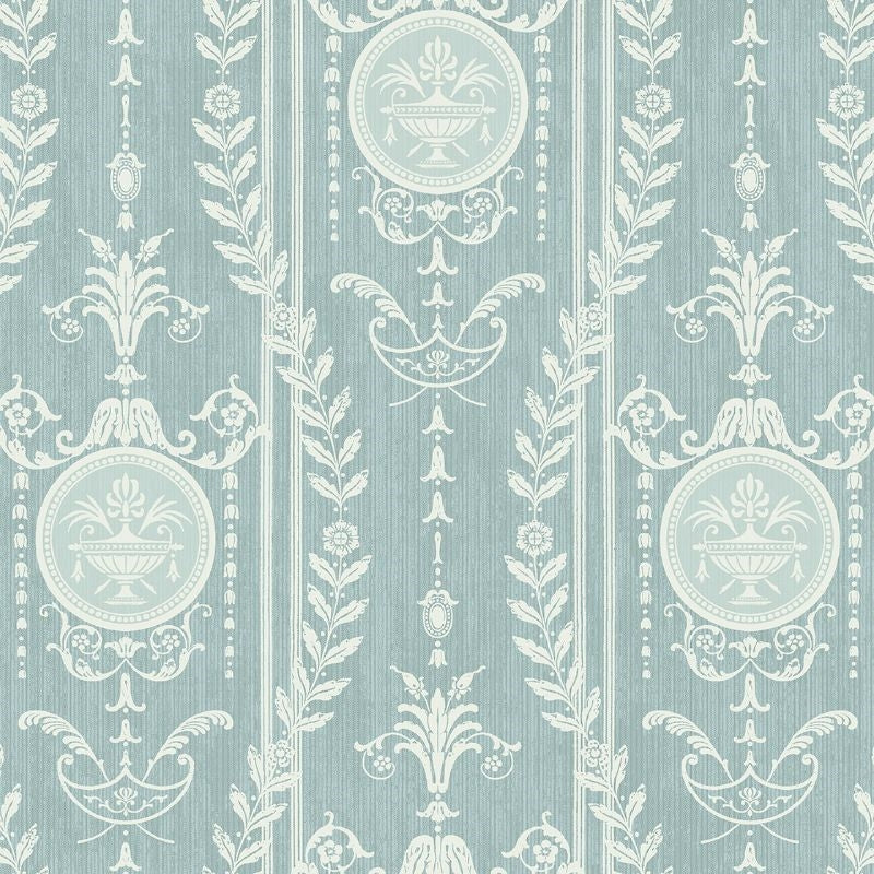 Purchase AM90802 Mulberry Place Adam Stripe by Wallquest Wallpaper