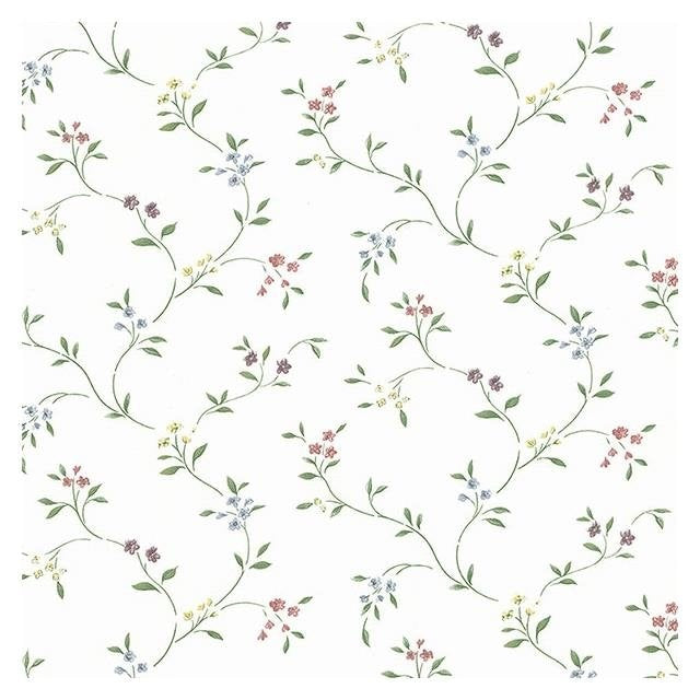 Order CN24604 Fresh Kitchen 5 Green Floral Wallpaper by Norwall Wallpaper