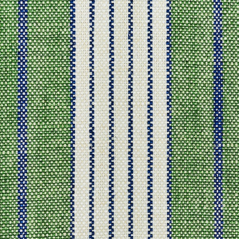 Order 72605 Horst Stripe Green Schumacher Fabric