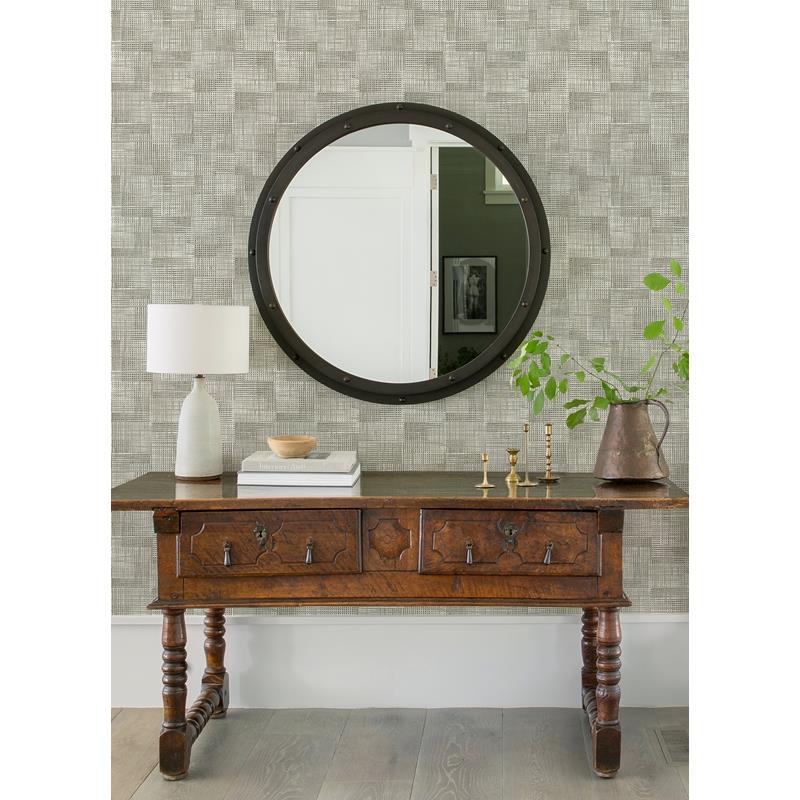 Search 2972-86156 Loom Ting Taupe Lattice Wallpaper Taupe A-Street Prints Wallpaper