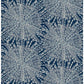 LLS4116 Lisa Love Navy Sunburst Peel &amp; Stick Wallpaper by NuWallpaper
