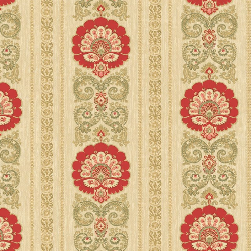 Purchase IM71501 Caspia Brilliance Striped by Wallquest Wallpaper