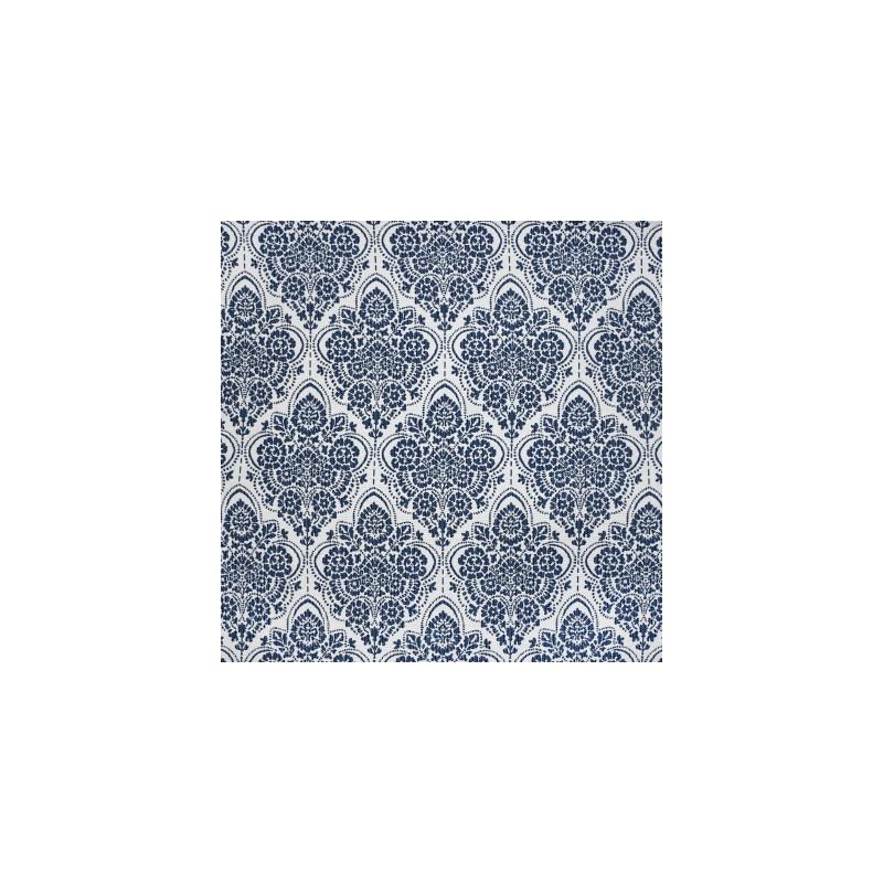 Looking S3796 Navy Blue Medallion Greenhouse Fabric