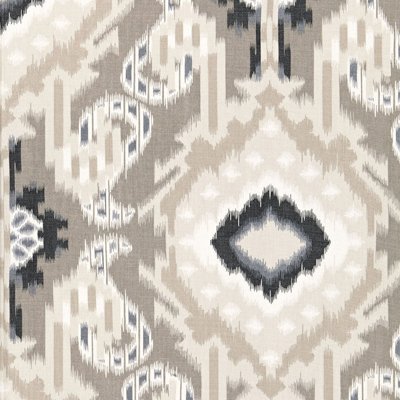 Purchase sample of 174981 Kiribati Ikat Print, Linen by Schumacher Fabric