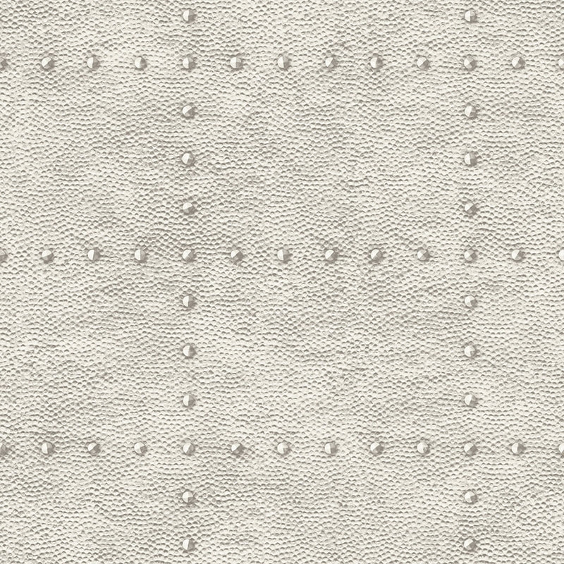 Sample 2922-25371 Trilogy, Goldberg Ivory Hammered Metal by A-Street Prints Wallpaper