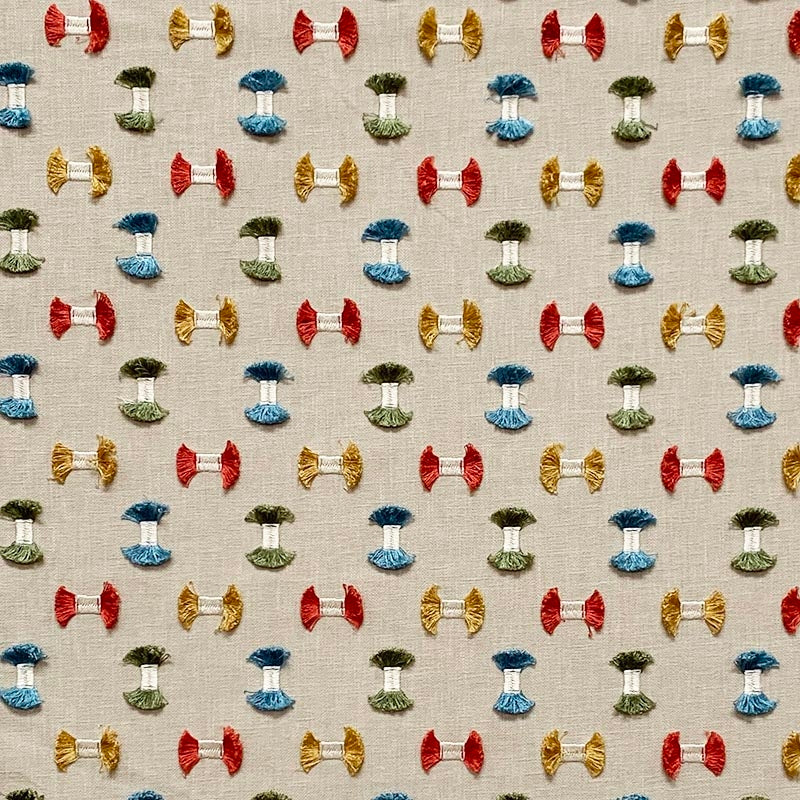Sample 8968 Bowtie Rainbow, Multicolored by Magnolia Fabric