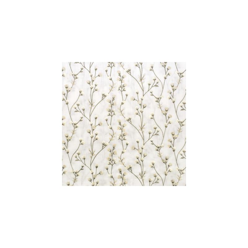 Looking S3223 Snowflake White Floral Greenhouse Fabric