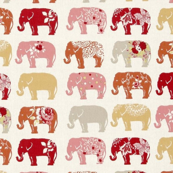 Order F0794-02 Elephants Spice Animal/Insect by Clarke And Clarke Fabric