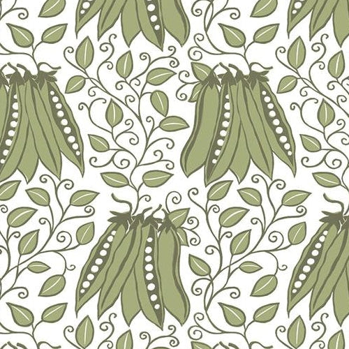 Select 2821-25120 Folklore. Peas in a Pod Olive A-Street Wallpaper