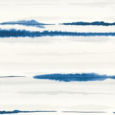 Search LN20602 Luxe Haven Horizon Stripe Blue Oasis by Lillian August Wallpaper