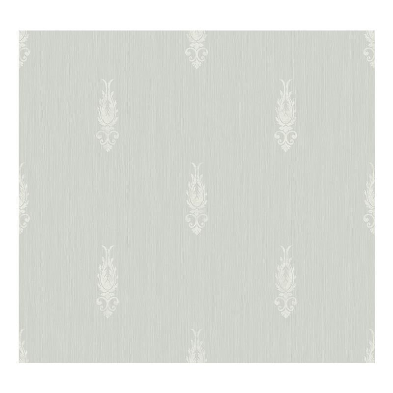 Sample Carl Robinson  CR33202, Kennet color Gray  Fleur de lis Wallpaper