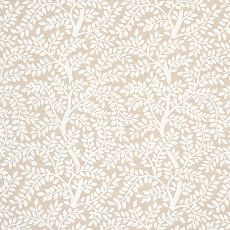 Purchase sample of 179504 Temple Garden Ii, Ivory On Unbleached by Schumacher Fabric