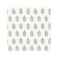 Sample 3122-11300 Flora and Fauna Ervic Charcoal Leaf Block Print by Chesapeake Wallpaper