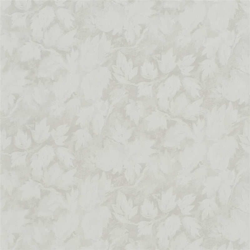 Sample PDG679-05 Fresco Leaf, Pearl by Designer Guild Wallpaper