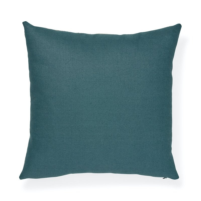 So7744206 Manta Performance 22&quot; Pillow Blue By Schumacher Furniture and Accessories 1,So7744206 Manta Performance 22&quot; Pillow Blue By Schumacher Furniture and Accessories 2