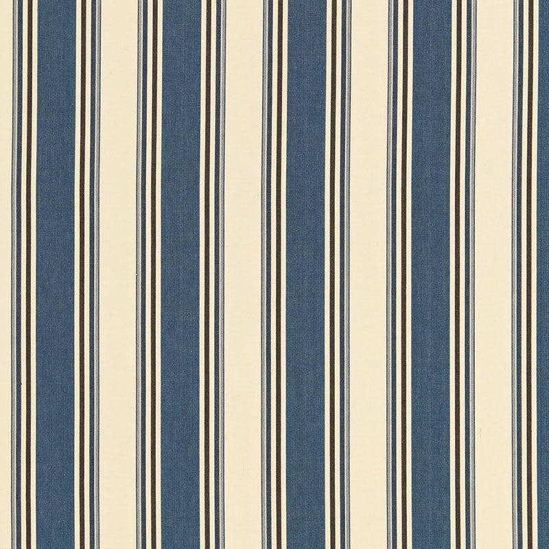 Purchase 50222 Loren Stripe Marine by Schumacher Fabric