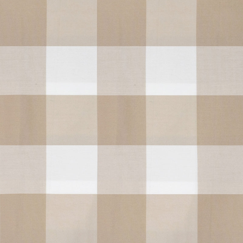 S1215 Parchment | Check/Plaid, Woven - Greenhouse Fabric