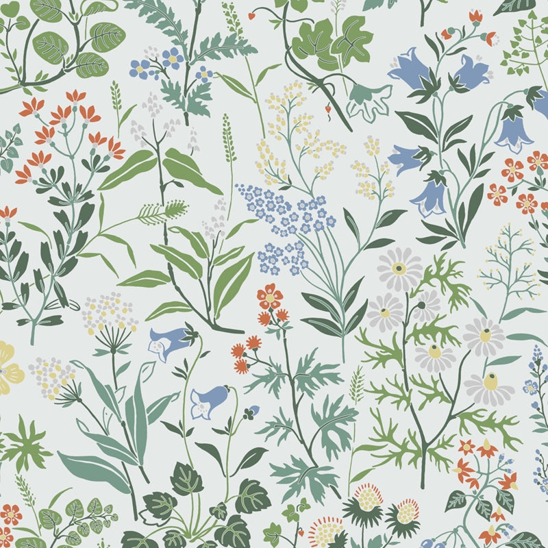 Sample 5475 Flora, Ivory By Borastapeter Wallcovering