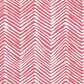 Sample AP303-07PV Petite Zig Zag, Watermelon on White Vinyl by Quadrille Wallpaper