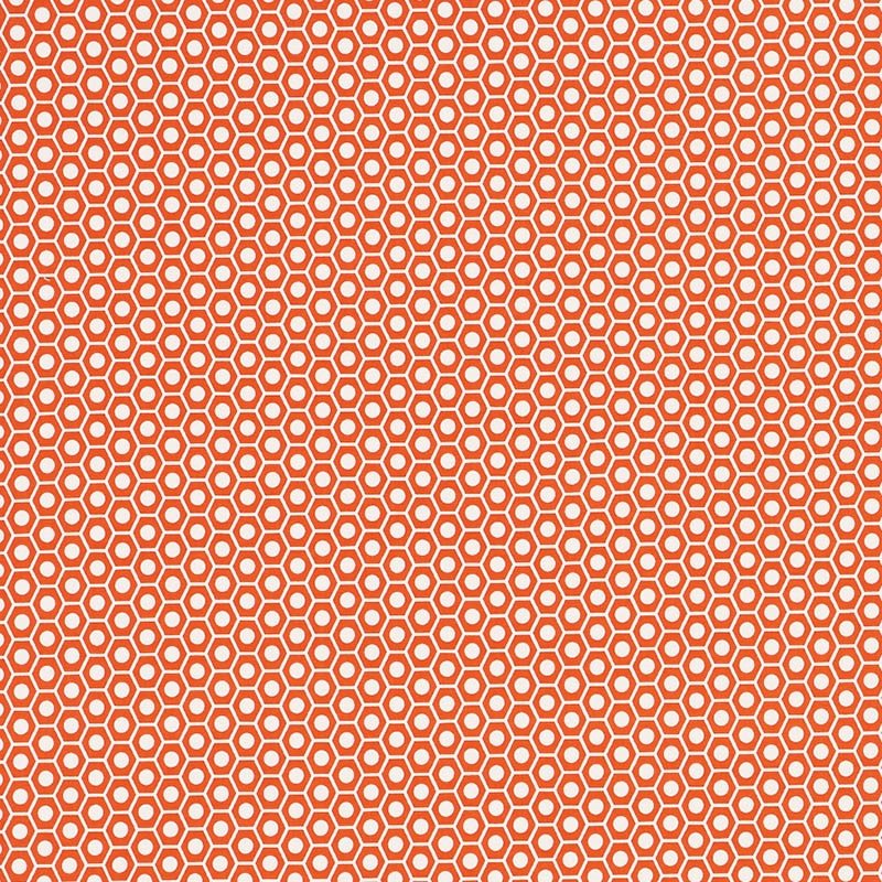 Purchase sample of 176565 Queen B Ii, Red by Schumacher Fabric