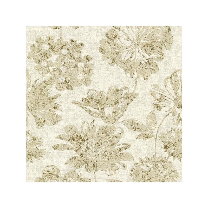 Sample 4019-86460 Lustre, Kala Gold Floral by A-Street Prints Wallpaper