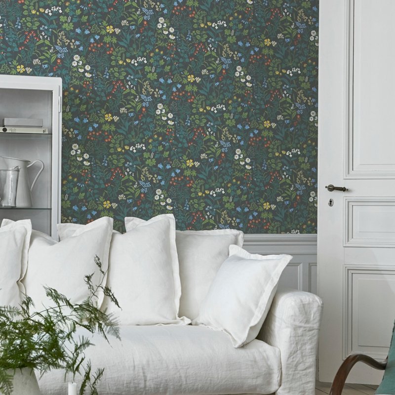 Select 5474 flora spruce borastapeter wallpaper 