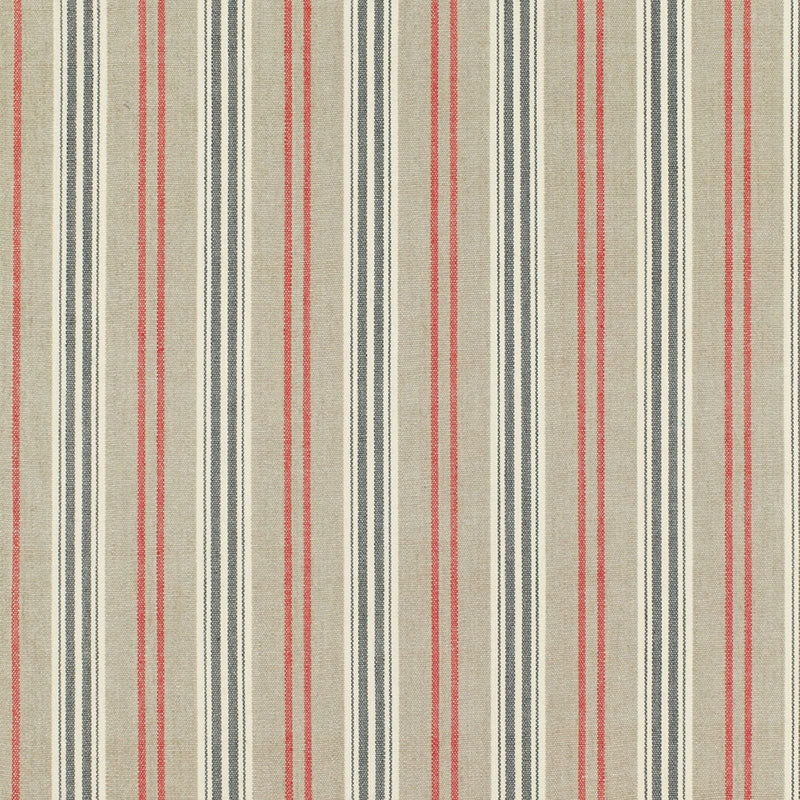 Purchase sample of 68691 Loire Jute Stripe, Noir by Schumacher Fabric