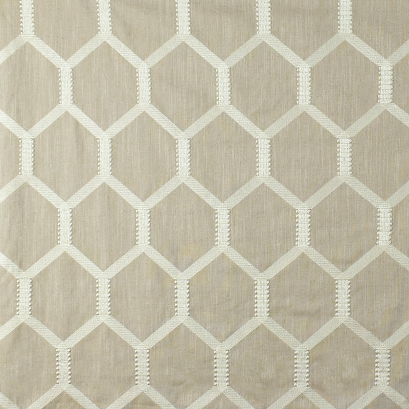 Buy S2657 Oyster Geometric Multipurpose Greenhouse Fabric