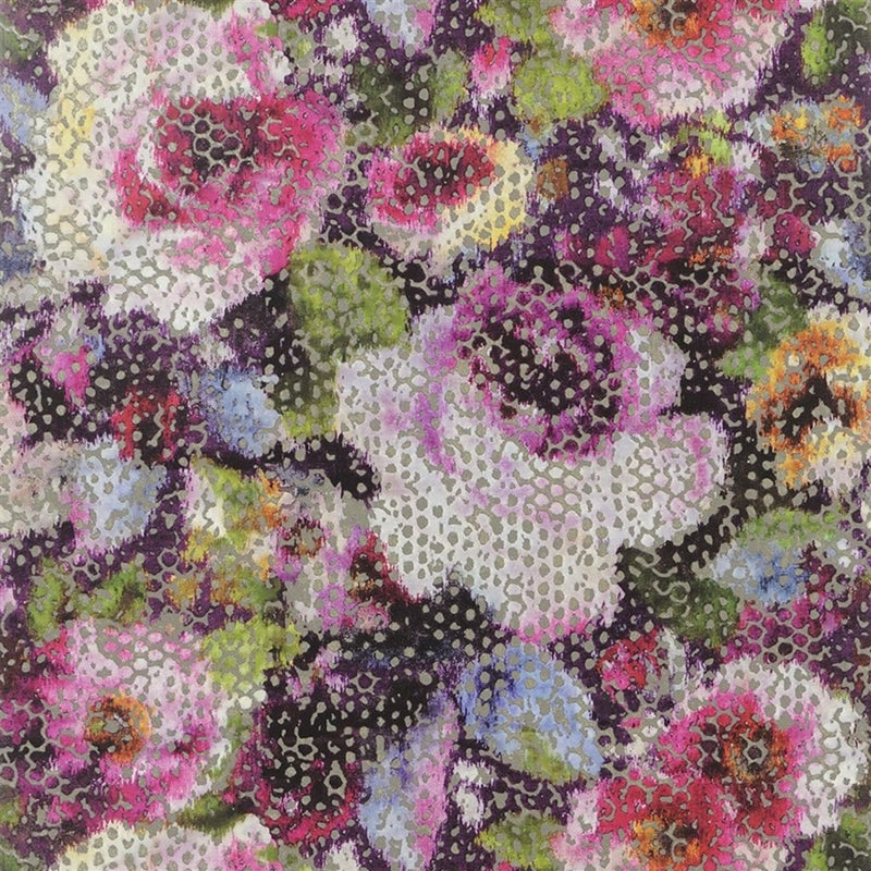 Sample PDG642-01 Mattiazzo, Damson by Designer Guild Wallpaper