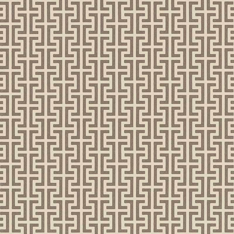 Select 5008056 Temple Berber Brown Schumacher Wallpaper