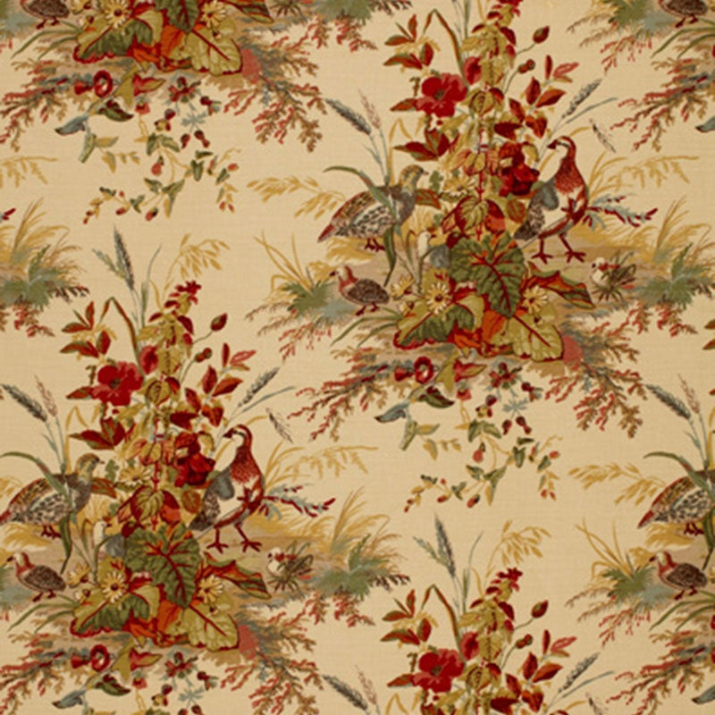 Purchase 1106043 Quail Meadow Autumn by Schumacher Fabric