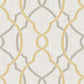 Sample NU1695 Sausalito Taupe/Yellow, Graphics Peel and Stick Wallpaper