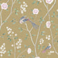 Sample 1902 Paradise Birds, Gold By Borastapeter Wallpaper
