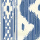 Sample 2020-01OWP Bali Hai, Blues on Off White by Quadrille Wallpaper