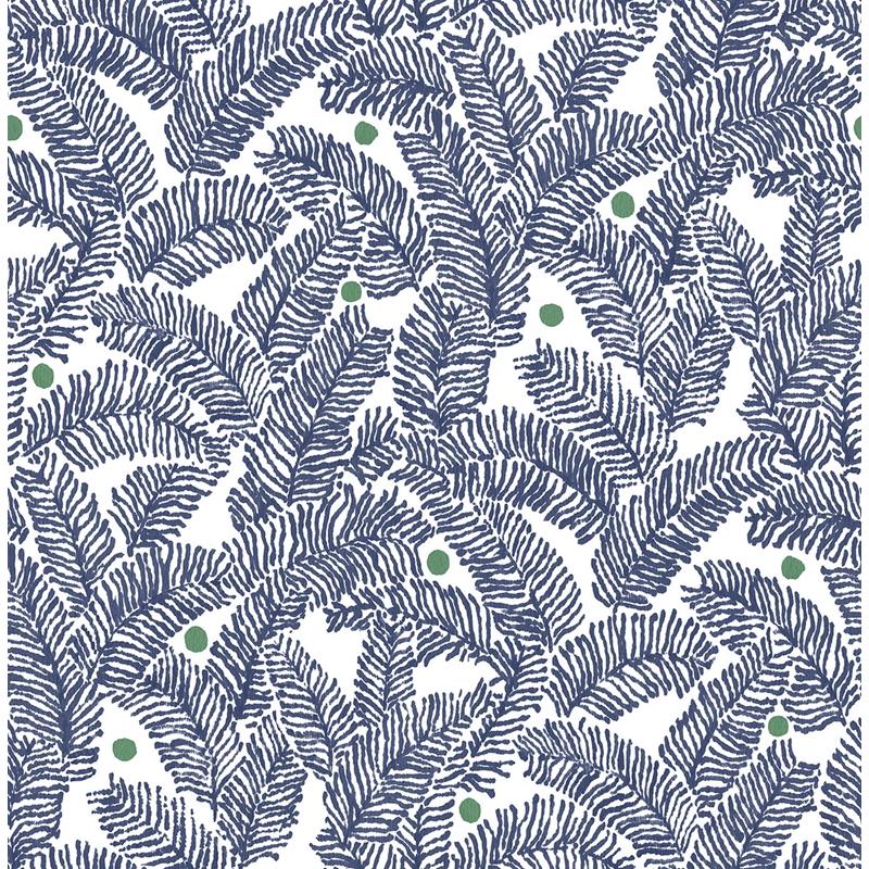 Looking for 2969-26034 Pacifica Athina Navy Fern Navy A-Street Prints Wallpaper