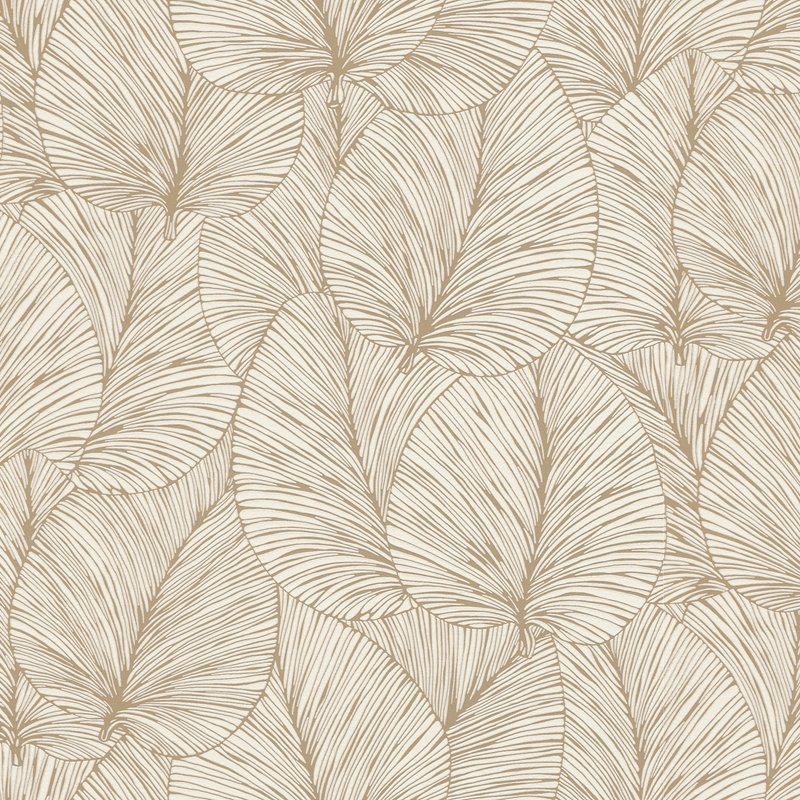 Search 4041-456622 Passport Eilian Gold Palm Wallpaper Gold by Advantage