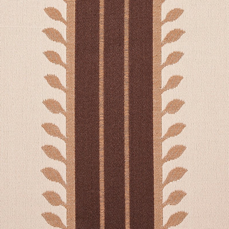 Looking 80722 Etruscan Stripe Brown Schumacher Fabric