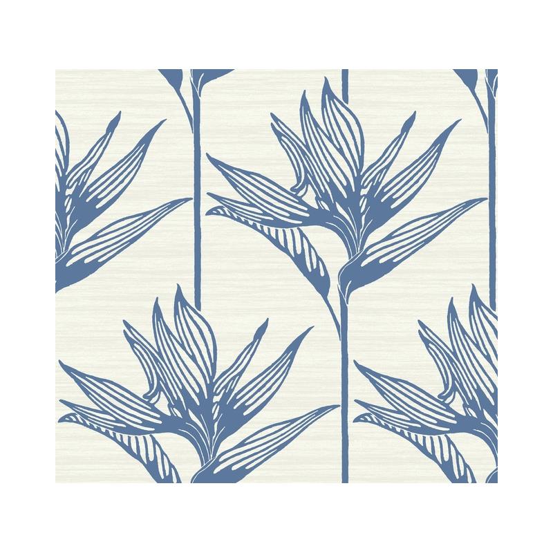 Sample TC2671 Tropics Resource Library, Bird Of Paradise Blue York Wallpaper