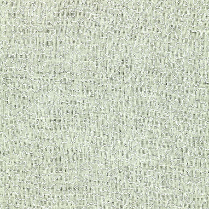 Purchase sample of 64672 Vermicelli Embroidery, Ming by Schumacher Fabric