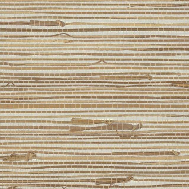Select VG4441 Grasscloth by York II Wide Knotted Grass color Metallic Grasscloth by York Wallpaper